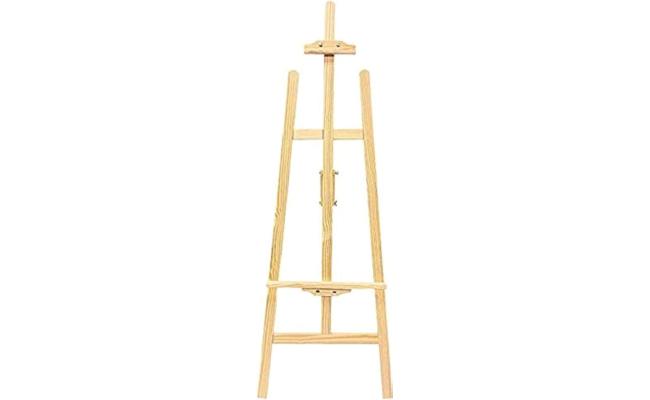 Wooden Easel, Canvas Display Stand 120cm
